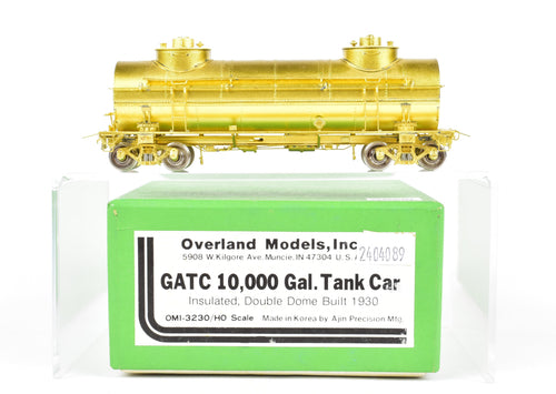 HO Brass OMI - Overland Models, Inc. Various Roads GACX 10,000 Gallon Two Dome Tank Car