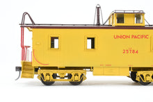 Load image into Gallery viewer, O Brass Sunset Models Third Rail UP - Union Pacific CA-1 Wood Caboose FP in Yellow/Brown No. 25784
