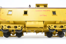 Load image into Gallery viewer, O Brass Sunset Models Third Rail UP - Union Pacific CA-1 Wood Caboose FP in Yellow/Brown No. 25784
