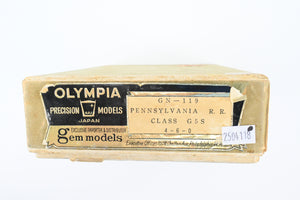 HO Brass Gem Models PRR - Pennsylvania Railroad G-5s 4-6-0 Custom Painted No. 5754