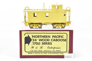 HO Brass W&R Enterprises NP - Northern Pacific 24' Wood Caboose #1700 Series