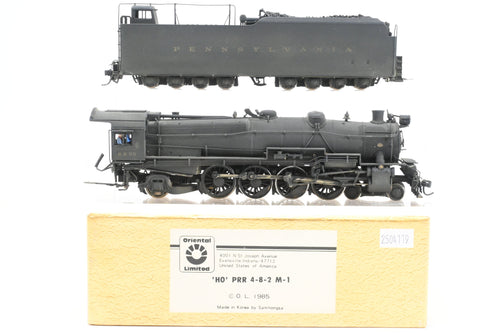 HO Brass Oriental Limited PRR - Pennsylvania Railroad 4-8-2 M-1 Custom Painted #6825 Heavy Weathering