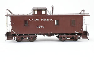 O Brass Sunset Models Third Rail UP - Union Pacific CA-1 Wood Caboose FP in Red No. 3270
