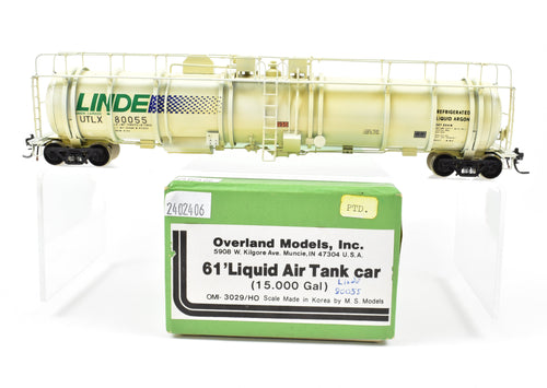 HO Brass OMI - Overland Models, Inc. Various Roads Linde-Union Tank Liquid Argon CP Linde #80055 C/P