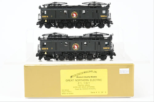 HO Brass CON PSC - Precision Scale Co. GN - Great Northern Z-1, 1-D-1 Electric Set Factory Painted