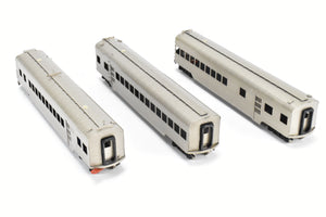 HO Brass S. Soho & Co. IT - Illinois Terminal 3-Unit Streamliner Set Nickel-Silver Plated