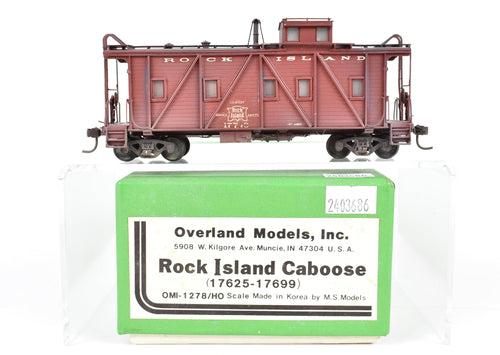 HO Brass OMI - Overland Models, Inc. CRI&P - Rock Island Wood Caboose #17719