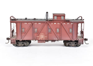 HO Brass OMI - Overland Models, Inc. CRI&P - Rock Island Wood Caboose #17719