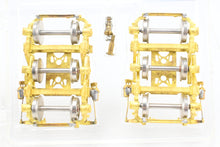 Load image into Gallery viewer, HO Brass OMI - Overland Models, Inc. Various Roads Buckeye Six-Wheel Tender Trucks Plain Journal Bearing Version MULTIPLE PAIRS AVAILABLE
