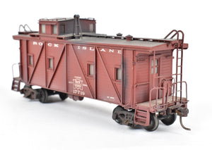 HO Brass OMI - Overland Models, Inc. CRI&P - Rock Island Wood Caboose #17719