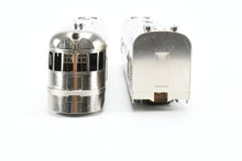 Load image into Gallery viewer, HO Brass Oriental Limited CB&amp;Q - Burlington Route EMC EA/EB Silver King and Silver Queen Set Plated
