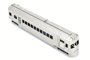 HO Brass S. Soho & Co. IT - Illinois Terminal 3-Unit Streamliner Set Nickel-Silver Plated