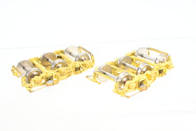 Load image into Gallery viewer, HO Brass OMI - Overland Models, Inc. Various Roads Buckeye Six-Wheel Tender Trucks Plain Journal Bearing Version MULTIPLE PAIRS AVAILABLE
