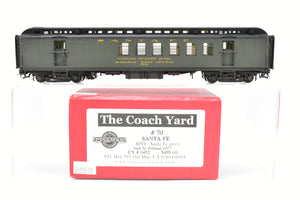 HO Brass TCY - The Coach Yard ATSF - Santa Fe Heavyweight RPO FP #70
