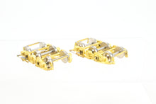 Load image into Gallery viewer, HO Brass OMI - Overland Models, Inc. Various Roads Buckeye Six-Wheel Tender Trucks Plain Journal Bearing Version MULTIPLE PAIRS AVAILABLE
