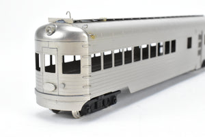 HO Brass S. Soho & Co. IT - Illinois Terminal 3-Unit Streamliner Set Nickel-Silver Plated