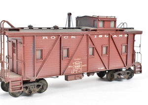 HO Brass OMI - Overland Models, Inc. CRI&P - Rock Island Wood Caboose #17719