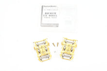 Load image into Gallery viewer, HO Brass OMI - Overland Models, Inc. Various Roads Buckeye Six-Wheel Tender Trucks Plain Journal Bearing Version MULTIPLE PAIRS AVAILABLE
