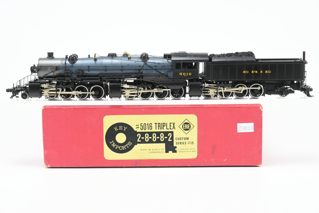 HO Brass CON Key Imports CS-15 Erie Railroad 2-8-8-8-2 Triplex FP No. 5016