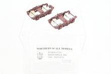 Load image into Gallery viewer, HO Brass PSC - Precision Scale Co. MILW - Milwaukee Road Pre-War Passenger Trucks Factory Painted Maroon MULTIPLE PAIRS AVAILABLE
