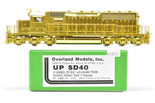 HO Brass OMI - Overland Models Inc. UP - Union Pacific EMD SD40 Nos. 3083 - 3122 w/Extended Range Dynamic Brake, Dash-2 Housing