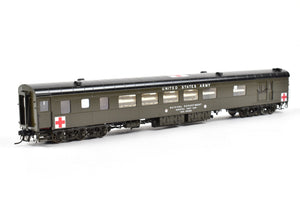 HO Brass CON OMI - Overland Models, Inc. USAX - US Army Hospital Car F/P