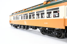 Load image into Gallery viewer, O Brass The Car Works WCF&amp;N - Waterloo Cedar Falls and Northern Combine No. 140 (As Built) Powered, Factory Painted w/Interior Details Added
