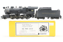 Load image into Gallery viewer, HO Brass Sunset Models PRR - Pennsylvania Railroad H-10 2-8-0 Consolidation Factory Painted No. 7698
