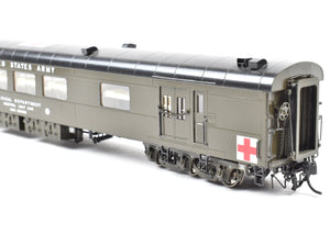 HO Brass CON OMI - Overland Models, Inc. USAX - US Army Hospital Car F/P