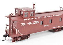 Load image into Gallery viewer, HO Brass PFM - Pacific Fast Mail D&amp;RGW - Denver &amp; Rio Grande Western Wood Caboose No. 0951 CP
