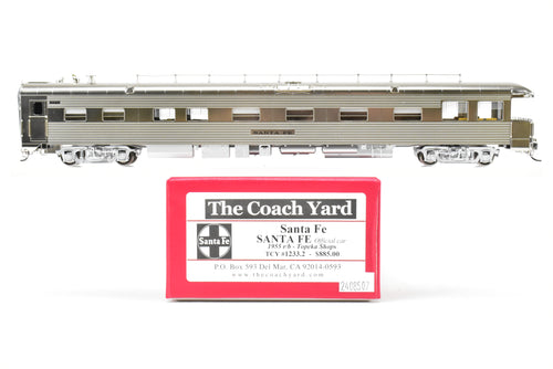 HO Brass TCY - The Coach Yard ATSF - Santa Fe Business Car 