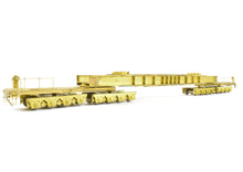 Load image into Gallery viewer, HO Brass Alco Models PRR - Pennsylvania Railroad FW-1 &amp; FD-2 &quot;Queen Mary&quot; Depressed Center - Thru Well Flat Car
