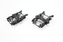 Load image into Gallery viewer, HO Brass Railway Classics MILW - Milwaukee Road Nystrom 7' Wheelbase Trucks 1947-55 Era FP Black MULTIPLE PAIRS AVAILABLE
