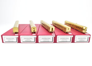 HO Brass The Palace Car Company GN - Great Northern "Red River" Streamliner 5-Car Set