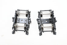 Load image into Gallery viewer, HO Brass Railway Classics MILW - Milwaukee Road Nystrom 7' Wheelbase Trucks 1947-55 Era FP Black MULTIPLE PAIRS AVAILABLE
