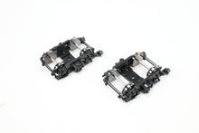 Load image into Gallery viewer, HO Brass Railway Classics MILW - Milwaukee Road Nystrom 7' Wheelbase Trucks 1947-55 Era FP Black MULTIPLE PAIRS AVAILABLE
