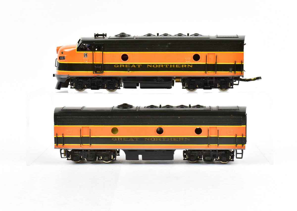 HO Brass PFM - Tenshodo GN - Great Northern F7 A/B Pair Factory Painte ...