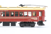 Load image into Gallery viewer, HO Brass CON Suydam PE - Pacific Electric "San Berdoo Twelve" Steel Interurban Coach Custom Painted No. 1222 MISSING ONE DRIVE BAND
