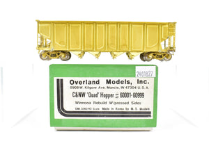 HO Brass OMI - Overland Models, Inc. C&NW - Chicago & North Western Quad Hopper #60001-60999 Winnona Rebuild w/ Pressed Sides