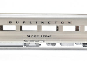 HO Brass Shoreham Shops CB&Q - Burlington Route 50-Seat Coach F/P "Silver Spear"