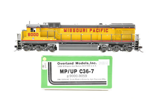 HO Brass OMI - Overland Models Inc. UP/MP Union Pacific/Missouri Pacific GE C36-7 CP No. 9000
