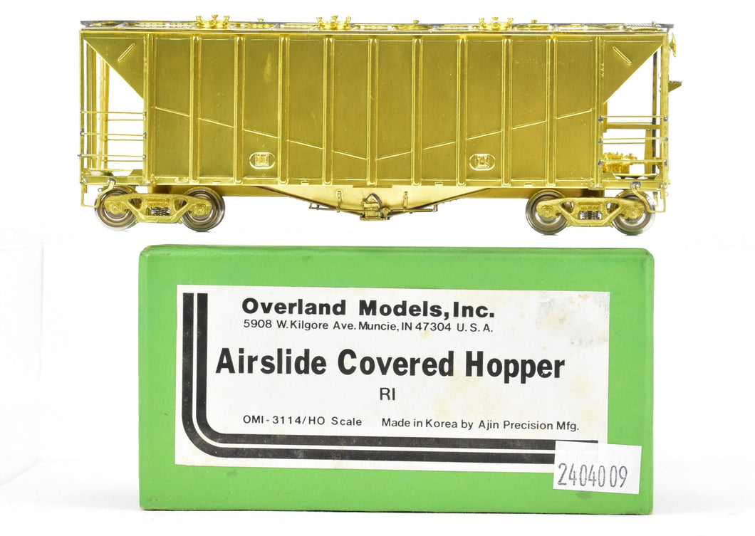 HO Brass OMI - Overland Models, Inc. CRI&P - Rock Island Airslide Covered Hopper