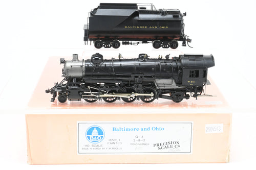 HO Brass PSC - Precision Scale Co. B&O - Baltimore & Ohio Q-4 2-8-2 Mikado Factory Painted No. 421 AS-IS