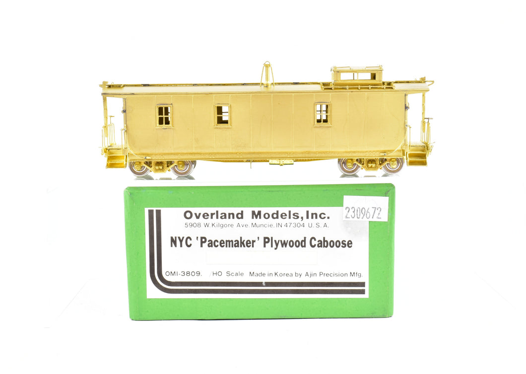 HO Brass OMI - Overland Models, Inc. NYC - New York Central pacemaker Plywood Caboose