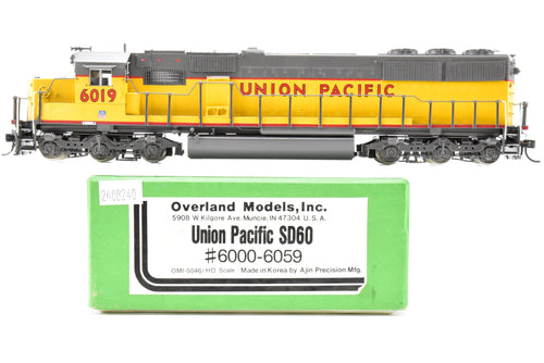 HO Brass OMI - Overland Models, Inc. UP - Union Pacific EMD SD60 Custom Painted No. 6019