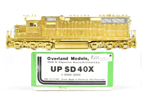 HO Brass OMI - Overland Models Inc. UP - Union Pacific EMD SD40X Nos. 3040-3045 W/Flared Radiators