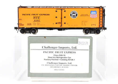 HO Brass CIL - Challenger Imports PFE - Pacific Fruit Express R-40-10 Refrigerator Car FP #41465