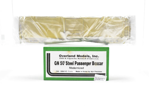 HO Brass OMI - Overland Models, Inc. GN - Great Northern 50' Steel Passenger Box car (Modernized)