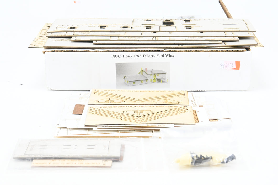 HOn3 Narrow Gauge Colorado #050217 RGS - Rio Grande Southern Dolores Feed Warehouse Kit