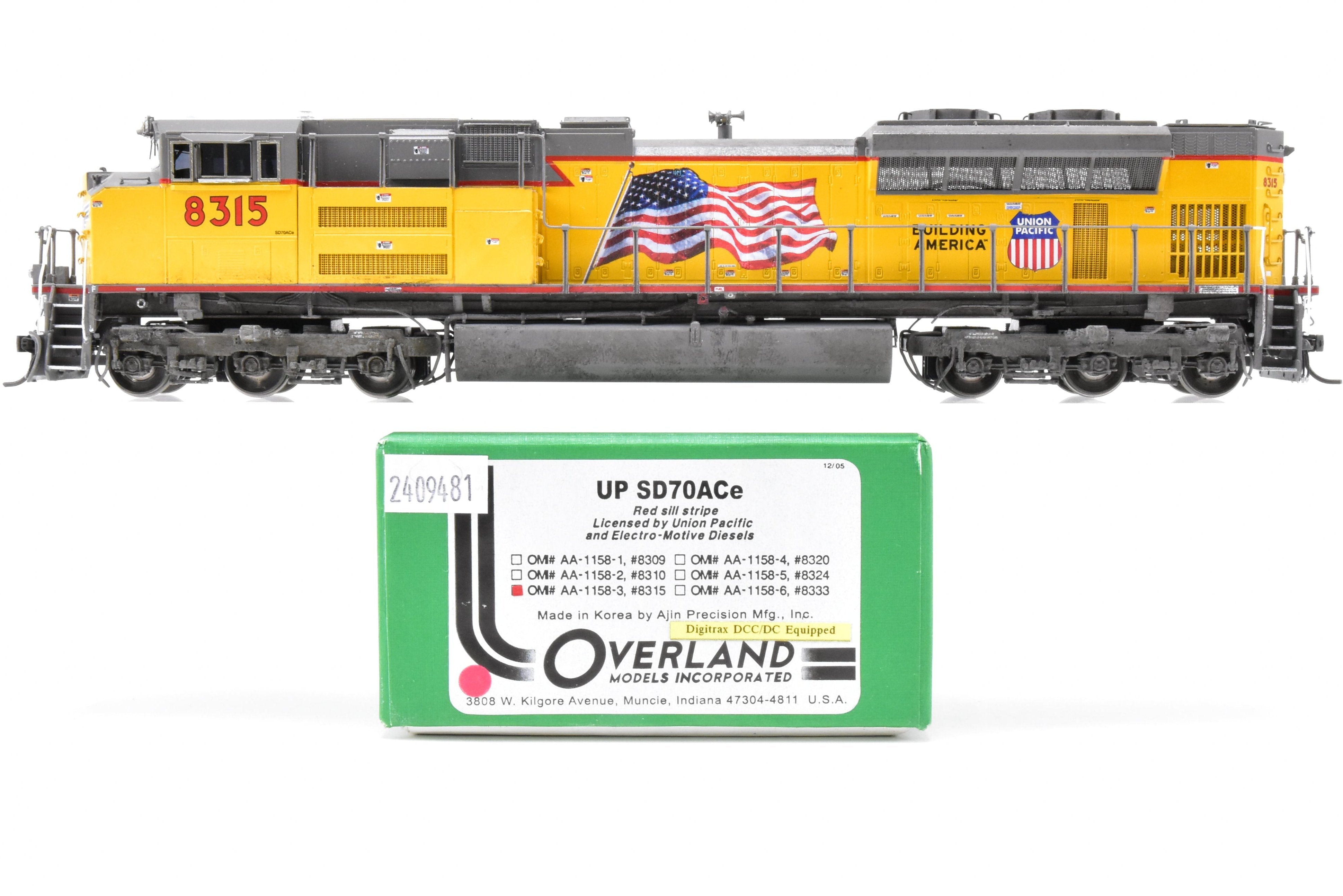 HO Brass OMI - Overland Models Inc. UP - Union Pacific EMD SD